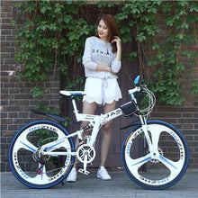 kaimarte 26 inch 21 speed mountain bike Folding bicycle double mountain bike